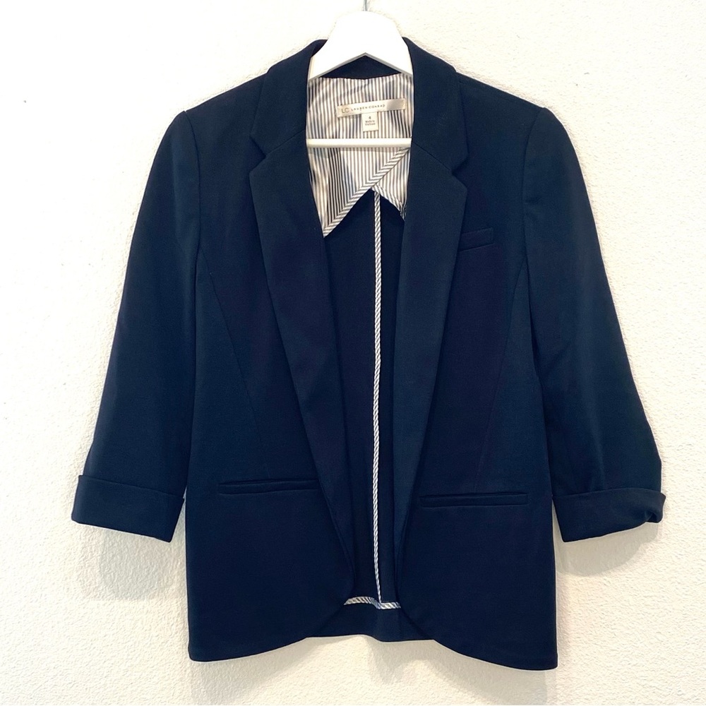 LC Lauren Conrad Black Blazer Size 4